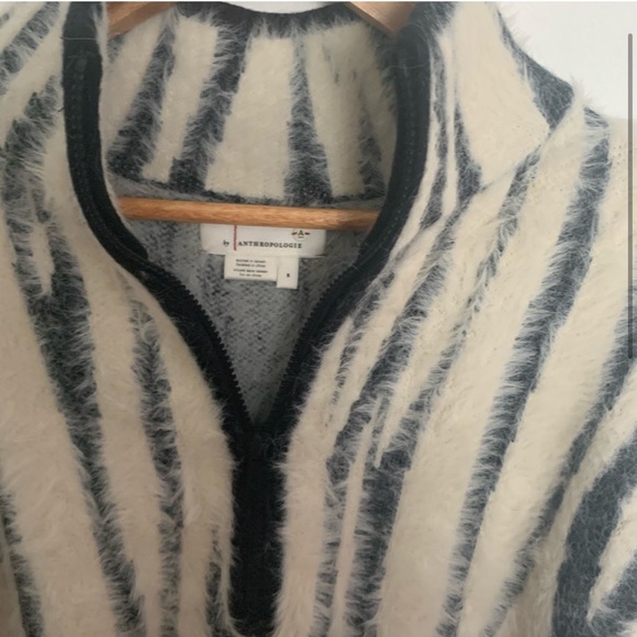 NWOT half zip soft eyelash sweater - Picture 4 of 7